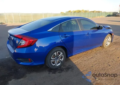 2017 Honda Civic Lx from USA, damaged, VIN 19XFC2F55HE055305